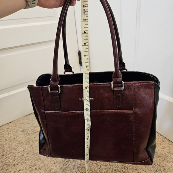 Vintage Giani Bernini red and black leather purse - Picture 5 of 11